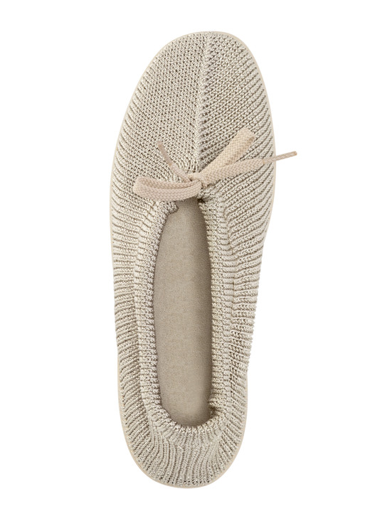 Slipper & Schnürschuhe - Slipper aus elastischem Strickmaterial mit Schnürung, in Größe 036 bis 042, in Farbe MARINE Ansicht 5