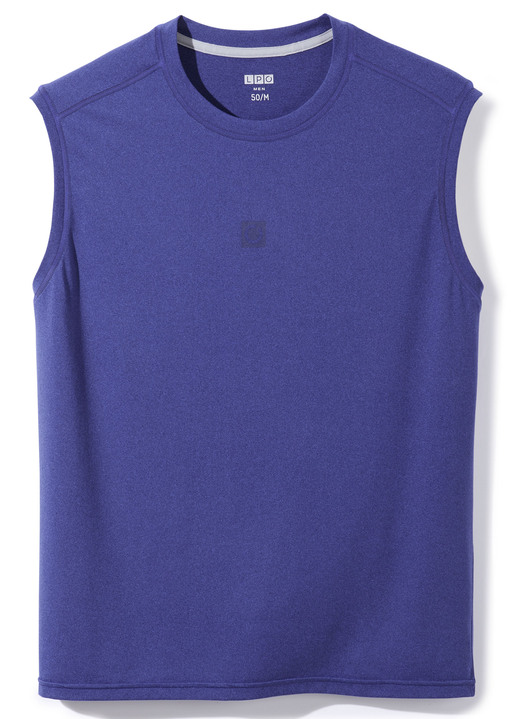 Freizeitshirts & -Kombinationen - Achselshirt von „LPO“ in 3 Farben, in Größe 048 bis 058, in Farbe SCHWARZ Ansicht 3