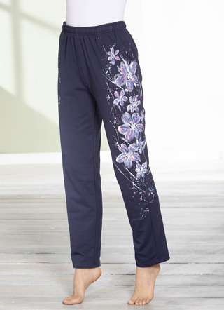 Hose mit tollem Floral Dessin