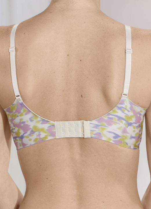 - Naturana BH seitlich extrahoch geschnitten, in Größe 075 bis 100, in Cup B, in Farbe PUDER-BUNT Ansicht 4