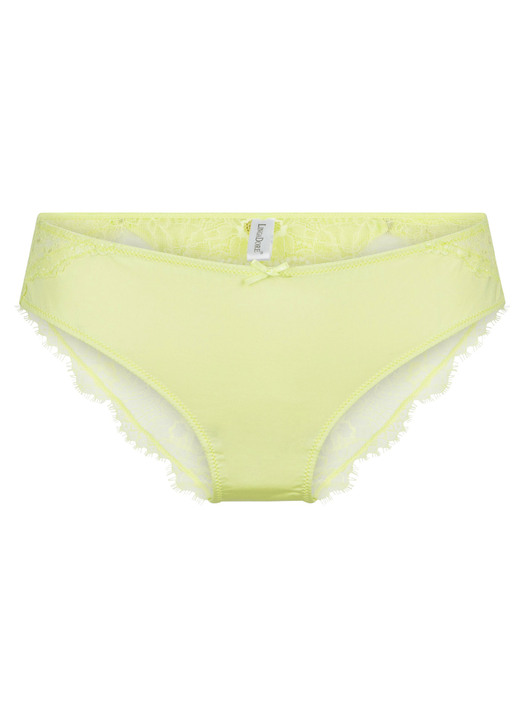 Slips - LingaDore Slip mit zarter Elastikspitze, in Größe L bis XXL, in Farbe LIMETTE Ansicht 5