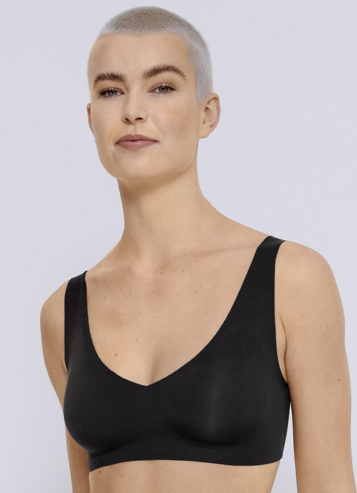 Damenwäsche - BH, in Größe L bis XL, in Farbe SCHWARZ Ansicht 1