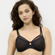 Bügel-BH - Triumph Signature Sheer-Minimizer-Bügel-BH mit vorgeformten Cups, in Größe 070 bis 095, in Cup H, in Farbe ECRU – Farbe SCHWARZ – Ansicht 3