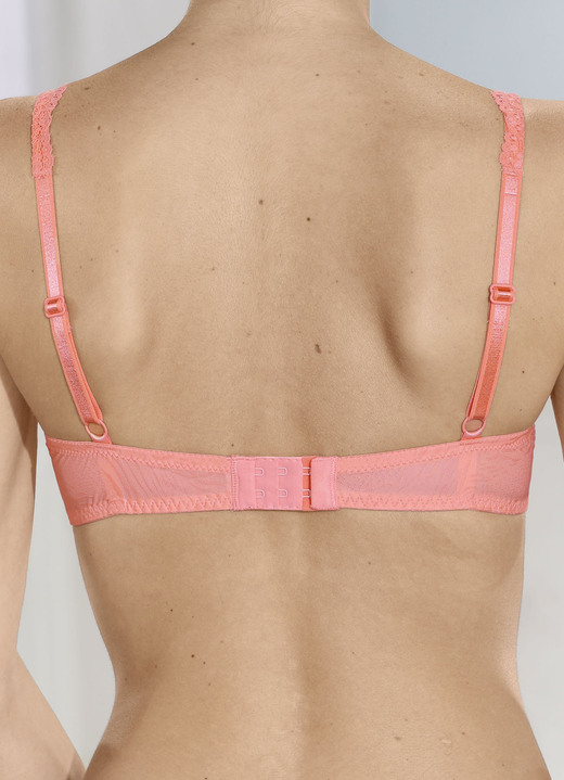 Bügel-BH - LingaDore Bügel-BH mit hübschem Jacquarddessin, in Größe 075 bis 090, in Cup C, in Farbe PFIRSICH Ansicht 5