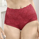 Slips - Miss Mary Miederslip mit unterlegter Elastikspitze im Vorderteil – Farbe ROT – Ansicht 5 Slips - Miss Mary Miederslip mit unterlegter Elastikspitze im Vorderteil, in Größe 038 bis 056, in Farbe WEISS – Farbe ROT – Ansicht 5