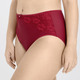Slips - Miss Mary Miederslip mit unterlegter Elastikspitze im Vorderteil – Farbe ROT – Ansicht 3 Slips - Miss Mary Miederslip mit unterlegter Elastikspitze im Vorderteil, in Größe 038 bis 056, in Farbe WEISS – Farbe ROT – Ansicht 3