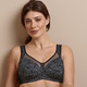 Soft-BH - Anita BH mit attraktivem Raubtierdessin – Farbe SCHWARZ – Ansicht 2 Soft-BH - Anita BH mit attraktivem Raubtierdessin, in Größe 075 bis 110, in Cup G, in Farbe SCHWARZ – Farbe SCHWARZ – Ansicht 2