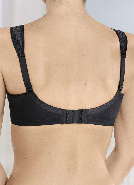 Soft-BH - Anita BH mit attraktivem Raubtierdessin Ansicht 4 Soft-BH - Anita BH mit attraktivem Raubtierdessin, in Größe 075 bis 110, in Cup G, in Farbe SCHWARZ Ansicht 4