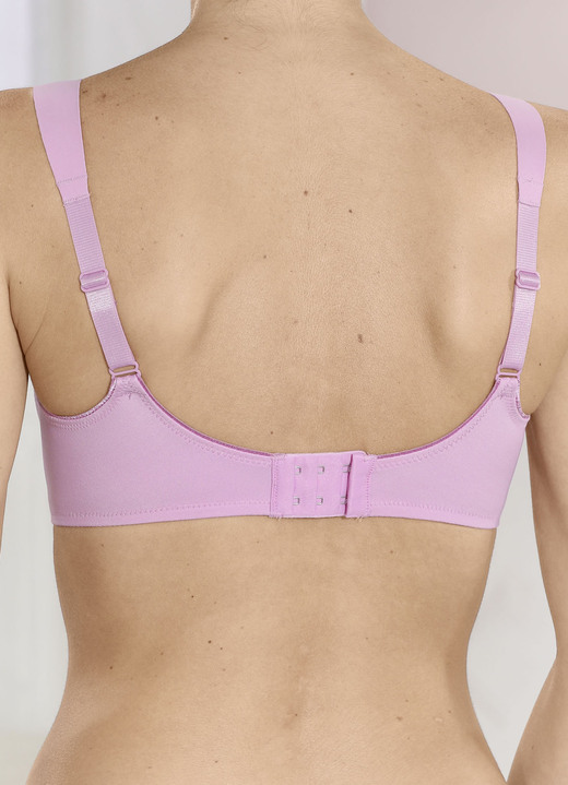 T-Shirt BH - Triumph-Essential Minimizer Bügel-BH, in Größe 075 bis 095, in Cup C, in Farbe KARMINROT Ansicht 4