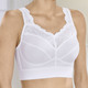 Soft-BH - BH mit Elastikspitze im Vorderteil, in Größe 080 bis 120, in Cup D, in Farbe WEISS – Farbe WEISS – Ansicht 1