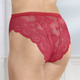 Dessous - Slip aus elastischer Spitze, in Größe 036 bis 050, in Farbe ROT – Farbe ROT – Ansicht 2