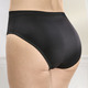 Slips - Fünferpack Slips mit glänzenden Abschlüssen – Farbe 3X SCHWARZ, 2X WEISS – Ansicht 1 Slips - Fünferpack Slips mit glänzenden Abschlüssen, in Größe 036 bis 052, in Farbe 3X SCHWARZ, 2X WEISS – Farbe 3X SCHWARZ, 2X WEISS – Ansicht 1