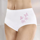 - Fünferpack Slips mit Druckmotiv, in Größe 038 bis 056, in Farbe WEISS – Farbe WEISS – Ansicht 1