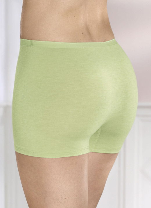 Schlüpfer - Sylvia Speidel Zweierpack Pants, atmungsaktiv Ansicht 2 Schlüpfer - Sylvia Speidel Zweierpack Pants, atmungsaktiv, in Größe 038 bis 048, in Farbe 2X PISTAZIE MELIERT Ansicht 2
