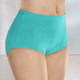 - Viererpack Slips mit Gummizug im Bund, in Größe 038 bis 056, in Farbe TÜRKIS – Farbe TÜRKIS – Ansicht 2
