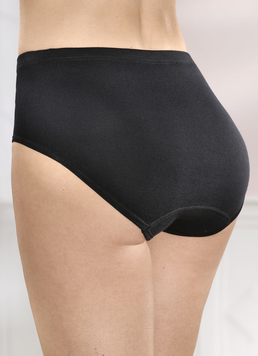 Slips - Conta Dreierpack Slips mit Gummizug im Bund, in Größe 038 bis 050, in Farbe WEISS Ansicht 4