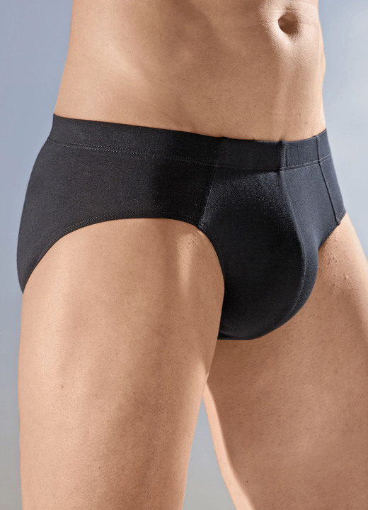 Slips & Unterhosen - Schiesser, Dreierpack Slips mit Dehnbund, in Größe 3XL (9) bis XXL (8), in Farbe SCHWARZ