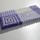 Badgarnituren - Badgarnitur mit rutschhemmener  Rückseite – Farbe LILA Badgarnituren - Badgarnitur mit rutschhemmener  Rückseite, in Größe 100 (Vorleger halbrund, 50/ 80 cm) bis 112 (WC-Deckelbezug, 47/ 50 cm), in Farbe GRAU