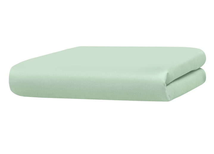 Spannbetttücher - Mako-Feinjersey-Spannbetttücher und Kissenbezüge aus 100% Baumwolle, in Größe 120 (1 Kissenbezug, 80/ 80 cm) bis 138 (1 Spannbetttuch, 200/200 cm), in Farbe WEISS Ansicht 15