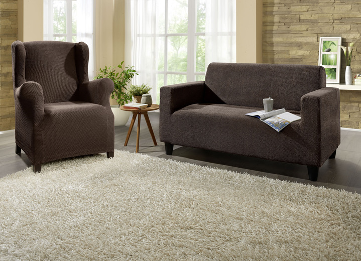 Sessel- & Sofaüberwürfe - Multi-elastische Stretchbezüge Ansicht 19 Sessel- & Sofaüberwürfe - Multi-elastische Stretchbezüge, in Größe 101 (Sesselbezug) bis 113 (Ohrensessel-Bezug), in Farbe GRÜN Ansicht 19