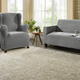 Sessel- & Sofaüberwürfe - Multi-elastische Stretchbezüge – Farbe GRAU – Ansicht 1 Sessel- & Sofaüberwürfe - Multi-elastische Stretchbezüge, in Größe 101 (Sesselbezug) bis 113 (Ohrensessel-Bezug), in Farbe GRÜN – Farbe GRAU – Ansicht 1