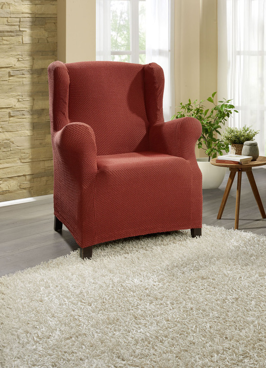 Sessel- & Sofaüberwürfe - Multi-elastische Stretchbezüge Ansicht 5 Sessel- & Sofaüberwürfe - Multi-elastische Stretchbezüge, in Größe 101 (Sesselbezug) bis 113 (Ohrensessel-Bezug), in Farbe GRÜN Ansicht 5
