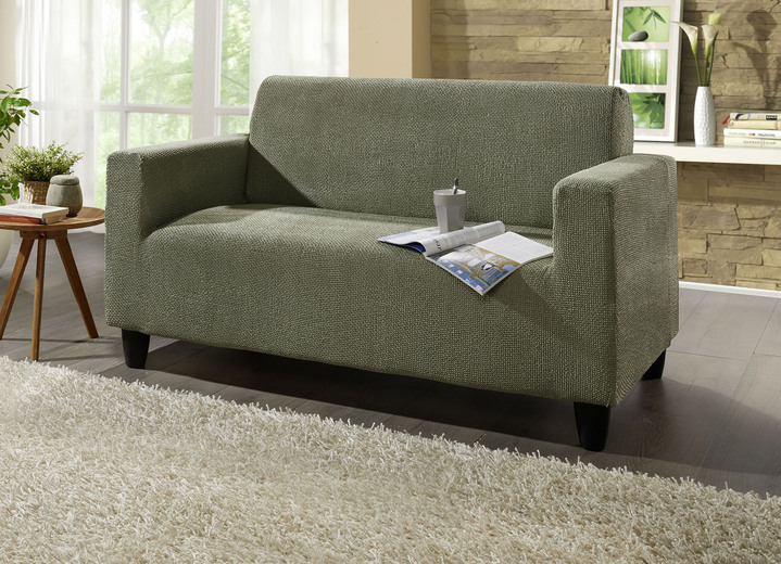 Sessel- & Sofaüberwürfe - Multi-elastische Stretchbezüge Ansicht 16 Sessel- & Sofaüberwürfe - Multi-elastische Stretchbezüge, in Größe 101 (Sesselbezug) bis 113 (Ohrensessel-Bezug), in Farbe GRÜN Ansicht 16