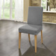 Sessel- & Sofaüberwürfe - Multi-elastische Stretchbezüge – Farbe GRAU – Ansicht 3 Sessel- & Sofaüberwürfe - Multi-elastische Stretchbezüge, in Größe 101 (Sesselbezug) bis 113 (Ohrensessel-Bezug), in Farbe GRÜN – Farbe GRAU – Ansicht 3