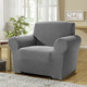 Sessel- & Sofaüberwürfe - Multi-elastische Stretchbezüge – Farbe GRAU – Ansicht 9 Sessel- & Sofaüberwürfe - Multi-elastische Stretchbezüge, in Größe 101 (Sesselbezug) bis 113 (Ohrensessel-Bezug), in Farbe GRÜN – Farbe GRAU – Ansicht 9