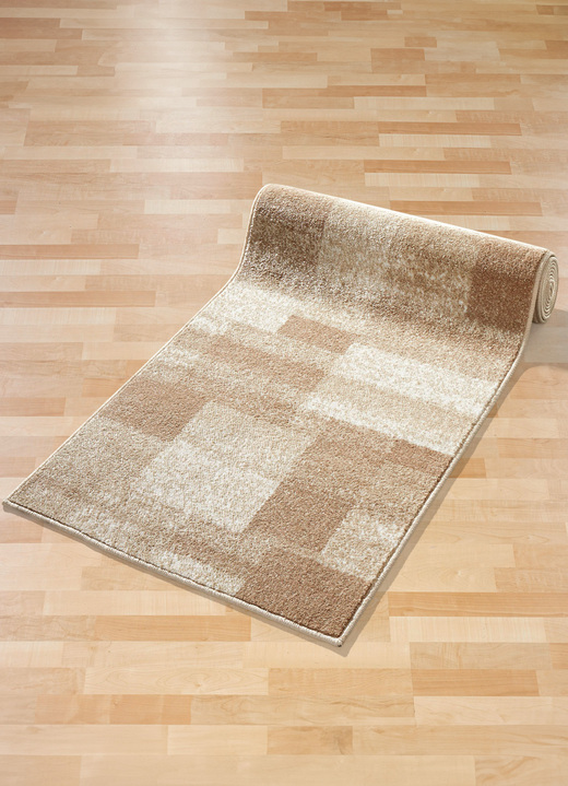 Teppiche - Läufer in Wunschlänge, in Größe 102 (Läufer, 67 cm breit) bis 106 (Läufer, 100 cm breit), in Farbe BEIGE Ansicht 1