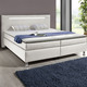 Boxspringbetten - Boxspringbett mit LED-Beleuchtung – Farbe WEISS – Ansicht 1 Boxspringbetten - Boxspringbett mit LED-Beleuchtung, in Farbe WEISS – Farbe WEISS – Ansicht 1