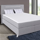 Boxspringbetten - Boxspringbett mit LED-Beleuchtung – Farbe GRAU – Ansicht 1 Boxspringbetten - Boxspringbett mit LED-Beleuchtung, in Farbe WEISS – Farbe GRAU – Ansicht 1