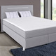 Boxspringbetten - Boxspringbett mit LED-Beleuchtung – Farbe GRAU – Ansicht 3 Boxspringbetten - Boxspringbett mit LED-Beleuchtung, in Farbe WEISS – Farbe GRAU – Ansicht 3