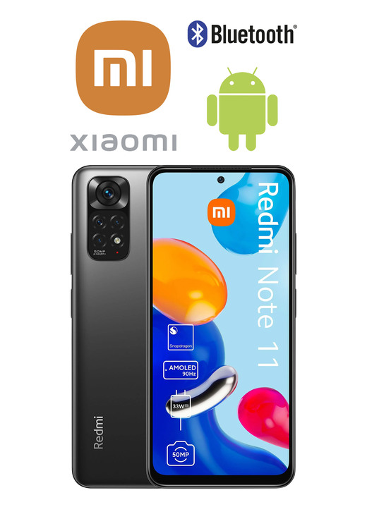 Mobil-Telefone - Xiaomi Smartphone Redmi Note 11, in Farbe GRAU