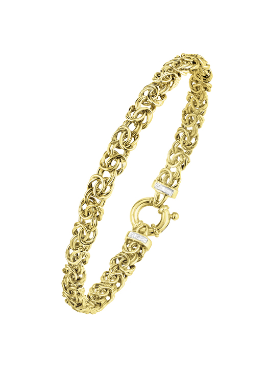 Armbänder - Königsketten-Garnitur mit Diamanten, in Farbe , in Ausführung Halskette 45 cm Ansicht 4