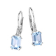 Ohrschmuck - Ohrringe mit Brillanten und Blautopas – Ansicht 2 Ohrschmuck - Ohrringe mit Brillanten und Blautopas, in Farbe  – Ansicht 2