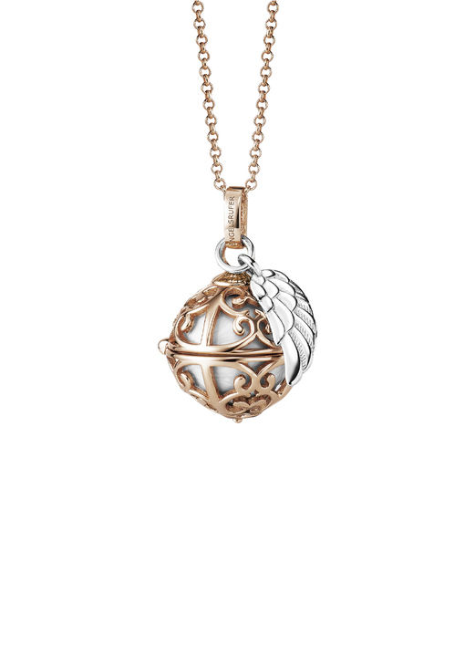 Anhänger - Zeitloser Anhänger mit Engelsflügel, in Farbe  Ansicht 2