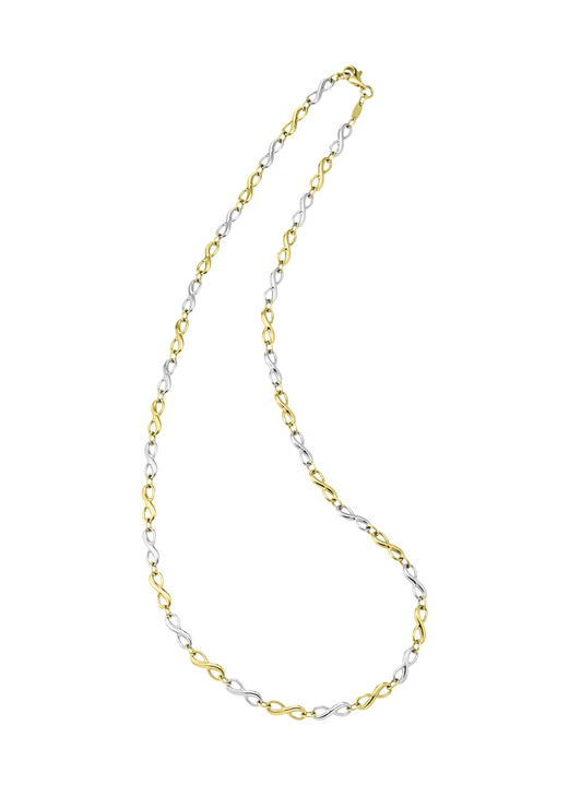 - Bicolor-Halskette mit Unendlichkeitssymbol, in Farbe  Ansicht 2