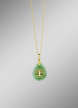 Anhänger mit echt Aventurin