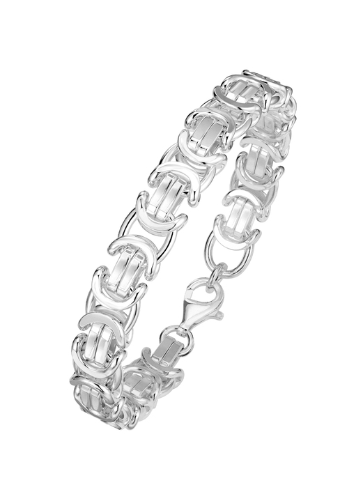 Armbänder - Tolles Königsketten-Armband in Silber Ansicht 2 Armbänder - Tolles Königsketten-Armband in Silber, in Farbe  Ansicht 2