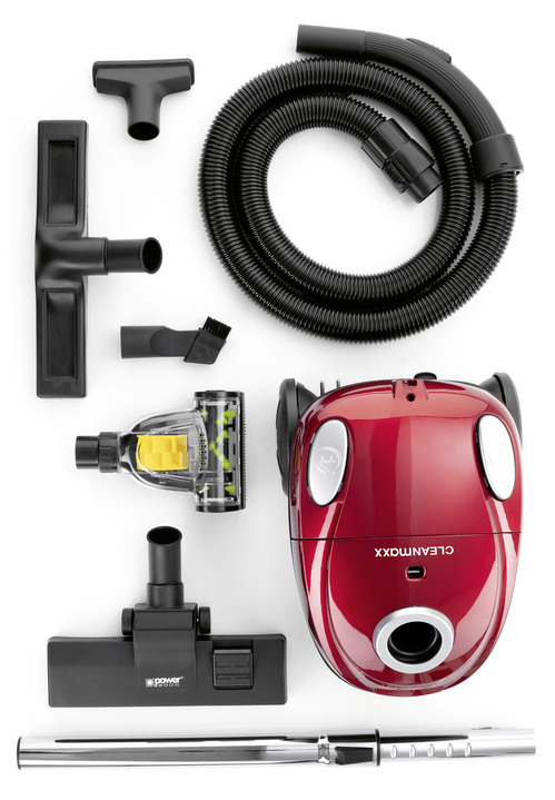 Mit Kabel - Bodenstaubsauger-Set inklusive 5 Düsen, in Farbe ROT Ansicht 3