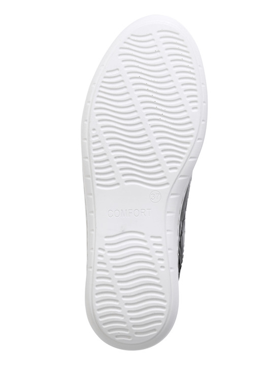 Slipper & Schnürschuhe - ELENA EDEN Sneaker aus Lackleder mit edlem Metallschmuck Ansicht 11 Slipper & Schnürschuhe - ELENA EDEN Sneaker aus Lackleder mit edlem Metallschmuck, in Größe 036 bis 042, in Farbe WEISS Ansicht 11