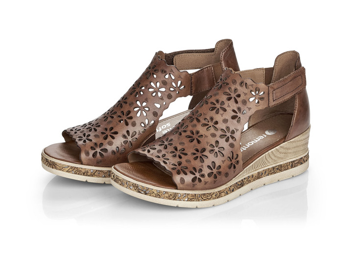 - Sandale mit Klettverschluss, in Größe 036 bis 042, in Farbe MARONE Ansicht 5