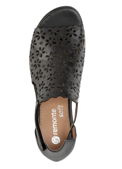 - Sandale mit Klettverschluss, in Größe 036 bis 042, in Farbe SCHWARZ Ansicht 2