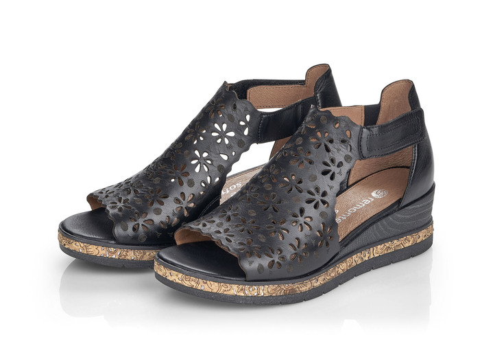 - Sandale mit Klettverschluss, in Größe 036 bis 042, in Farbe SCHWARZ Ansicht 6