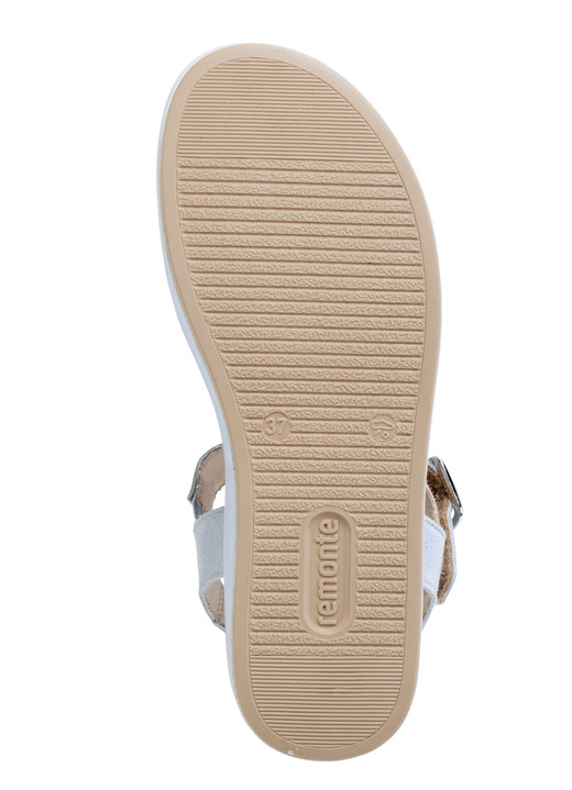 Sandaletten & Pantoletten - Sandale aus Samtveloursleder, in Größe 036 bis 042, in Farbe HELLBLAU Ansicht 3