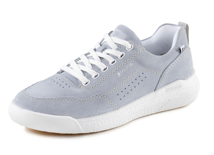 - Sneaker aus Veloursleder, in Größe 036 bis 042, in Farbe BLEU Ansicht 1