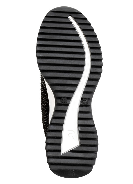 Slipper & Schnürschuhe - Rieker Sneaker mit Glitzersteinchen, in Größe 036 bis 042, in Farbe SCHWARZ Ansicht 3
