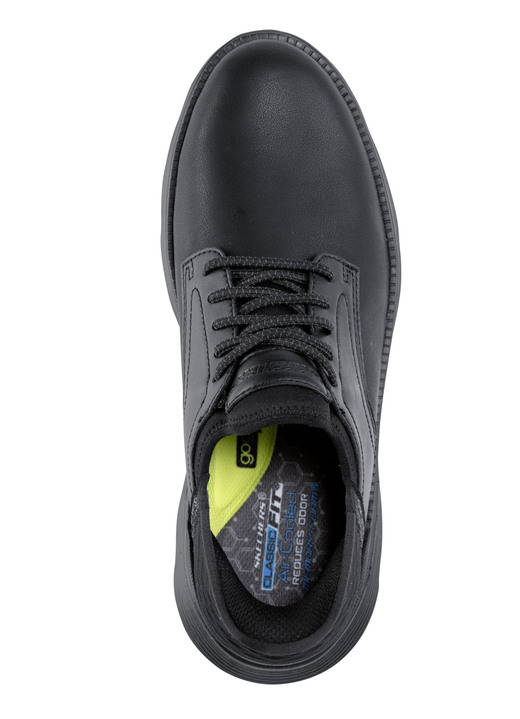 Slipper & Schnürschuhe - SKECHERS Slipper mit geformter Slip-Ins Fersenplatte Ansicht 2 Slipper & Schnürschuhe - SKECHERS Slipper mit geformter Slip-Ins Fersenplatte, in Größe 040 bis 048, in Farbe SCHWARZ Ansicht 2