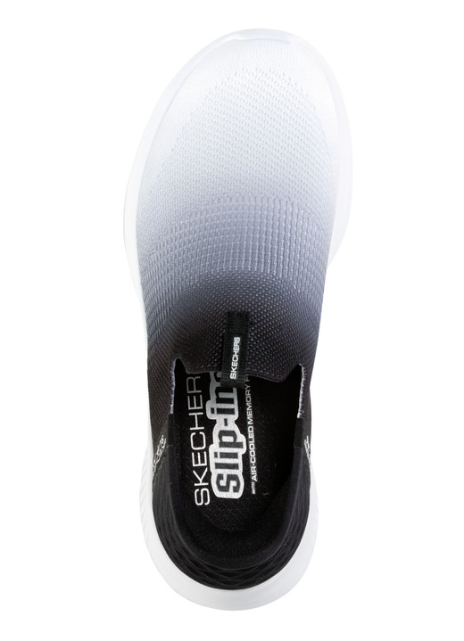 Slipper & Schnürschuhe - SKECHERS Slipper mit geformter Slip-Ins Fersenplatte, in Größe 036 bis 041, in Farbe FLIEDER-TÜRKIS Ansicht 5